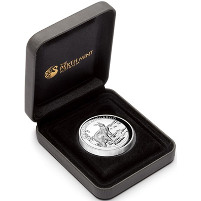 2013 1oz Silver Proof KANGAROO - HIGH RELIEF Edition